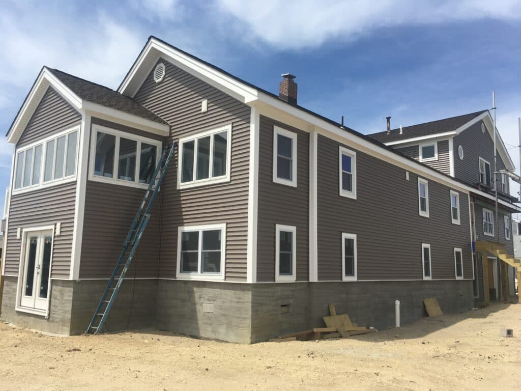 Professional roofing team